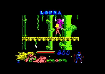 Lorna (S) (D7) (1990) screen shot game playing